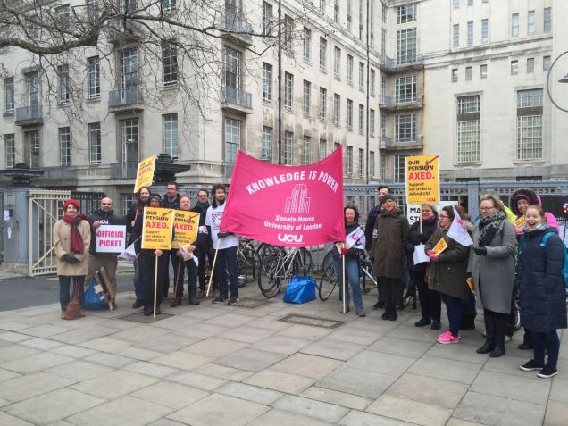 UCU Senate House strike day 1-3