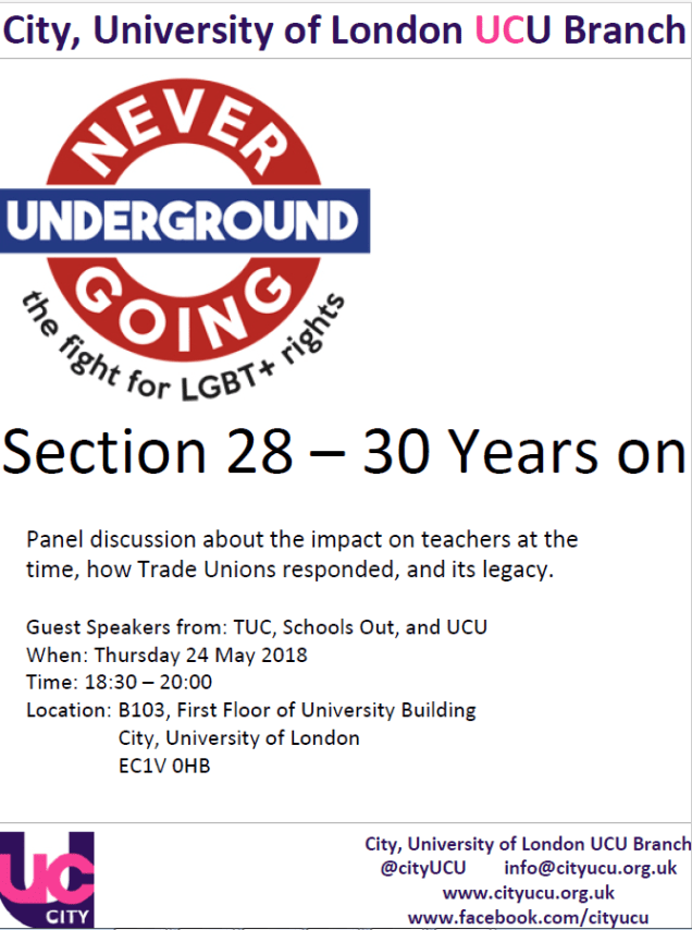 UCU City event 24 May